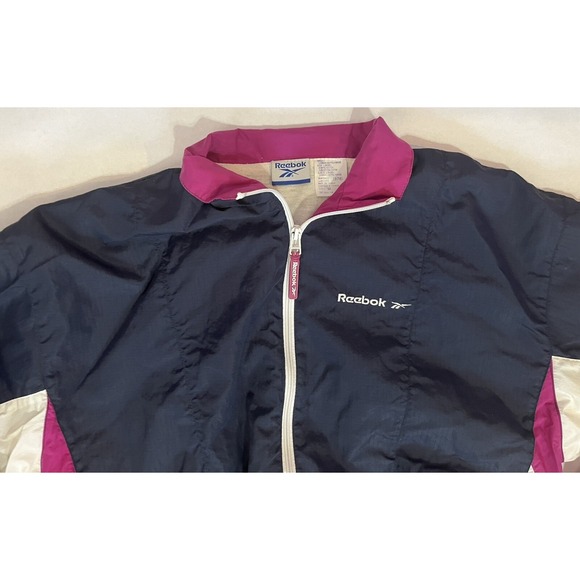 Vintage Windbreaker Wilson Jacket Zip Up Track Coat Women's Medium - Picture 8 of 16